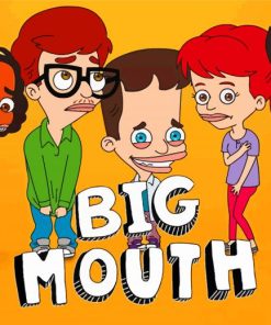 Big Mouth Animated Serie Paint by number