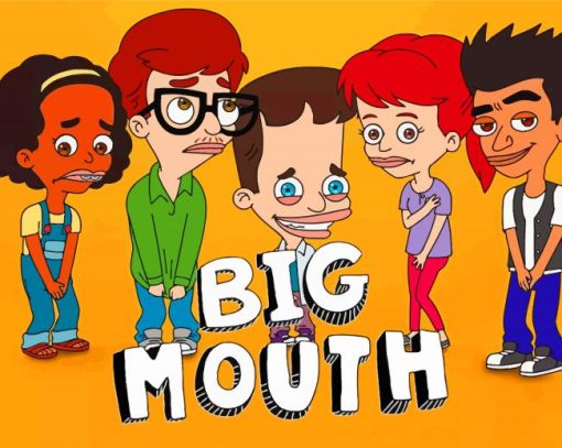 Big Mouth Animated Serie Paint by number