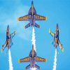 Blue Angels United States paint by numbers