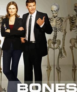 Booth And Brennan Bones Poster paint by numbers