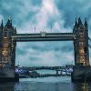 Bridge And Grey Sky paint by number