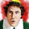 Buddy The Elf Art paint by numbers