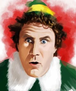 Buddy The Elf Art paint by numbers