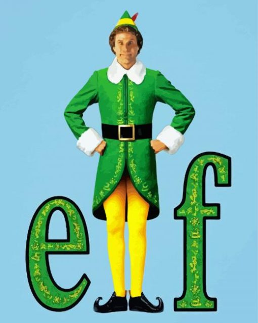 Buddy The Elf paint by numbers