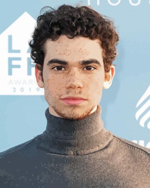 Cameron Boyce Actor paint by number