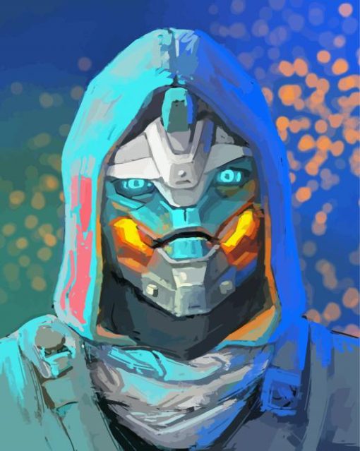 Cayde 6 Character Art paint by numbers