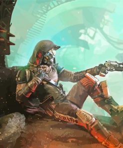 Cayde 6 Character paint by numbers