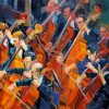 Cello Orchestra paint by number