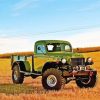 Classic Old Dodge Power Wagon paint by numbers