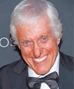 Classy Dick Van Dyke paint by numbers