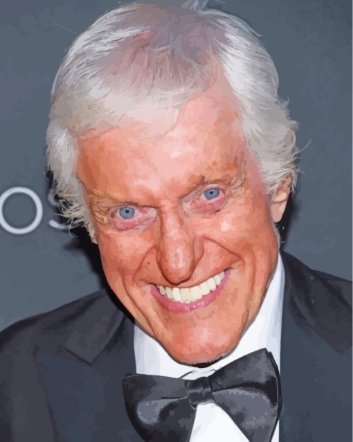 Classy Dick Van Dyke paint by numbers