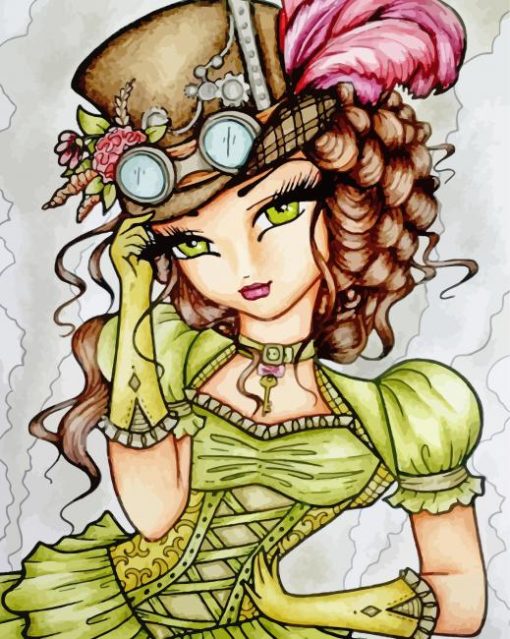 Classy Lady By Hannah Lynn paint by numbers