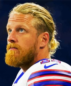 Cole Beasley Buffalo Bills Footballer paint by numbers