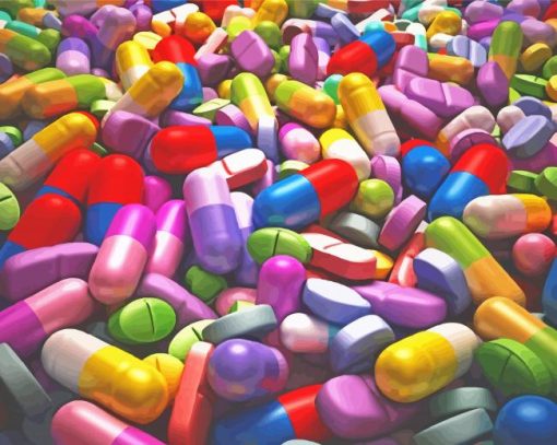 Colorful Drugs paint by number