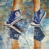 Converse Reflection Art paint by numbers