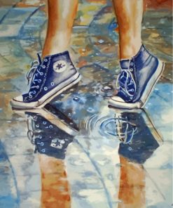 Converse Reflection Art paint by numbers