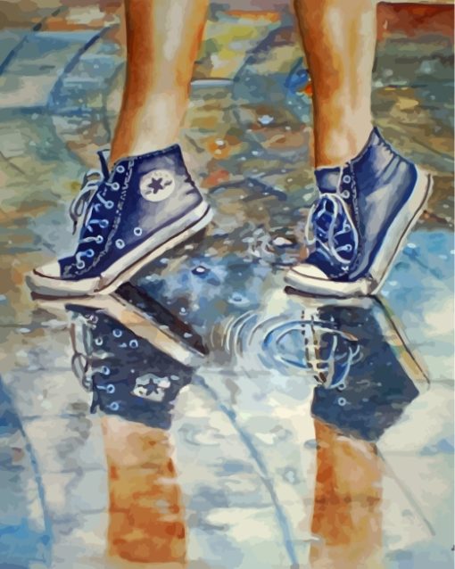 Converse Reflection Art paint by numbers