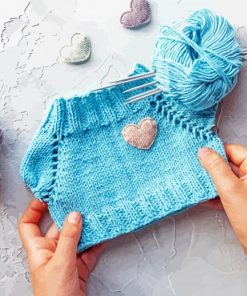 Crocheting Baby Clothes paint by numbers