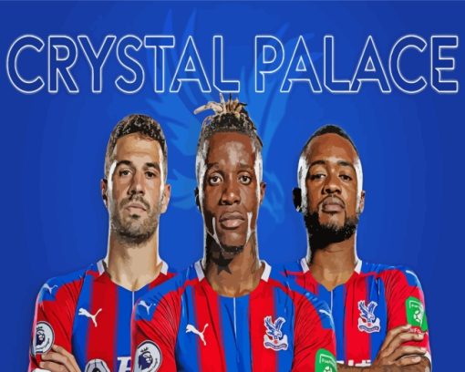 Crystal Palace Players paint by numbers