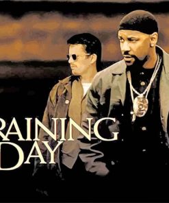 Denzel Washington And Ethantraining Day Movie paint by numbers