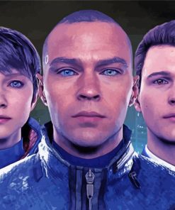 Detroit Become Human Characters paint by numbers