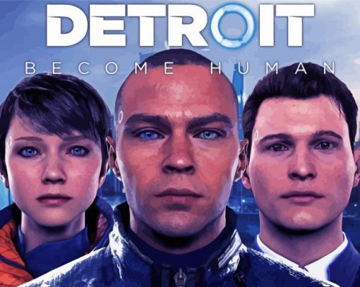 Detroit Become Human paint by numbers