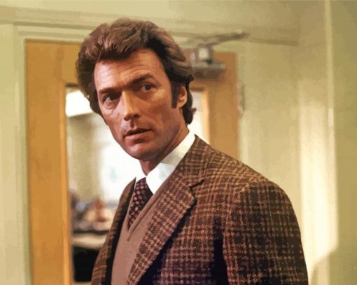 Dirty Harry Movie Character paint by number