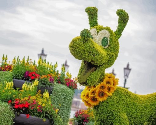 Disney Flower Show paint by numbers