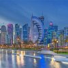 Doha City In Qatar paint by numbers