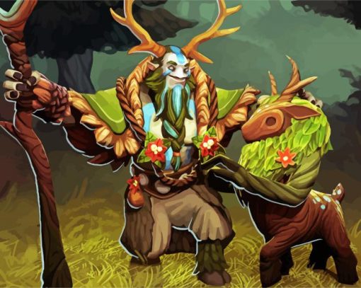 Dota Game Characters paint by numbers