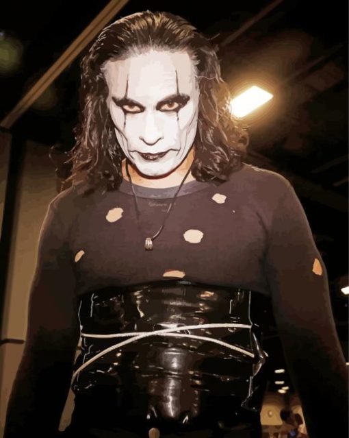 Eric Draven The Crow paint by numbers