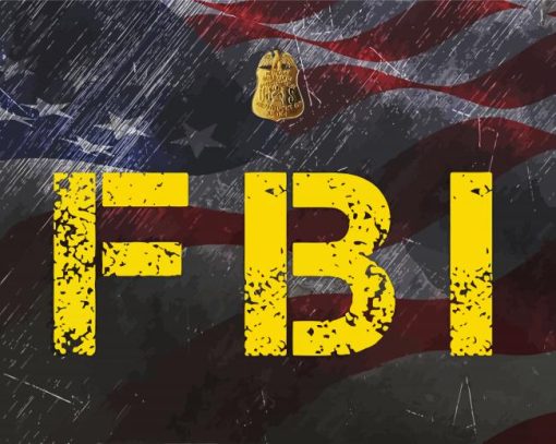 FBI Federal Bureau Of Investigation paint by numbers