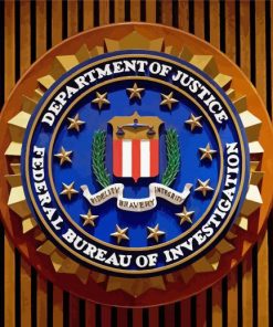 Federal Bureau Of Investigation paint by numbers