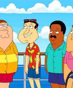 Family Guy Animation paint by numbers