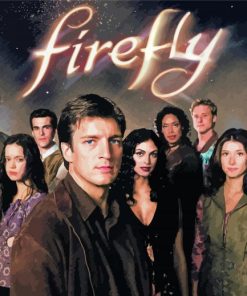 Firefly Characters Poster paint by number