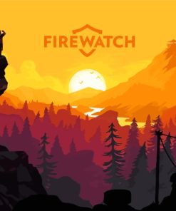 Firewatch Game paint by numbers