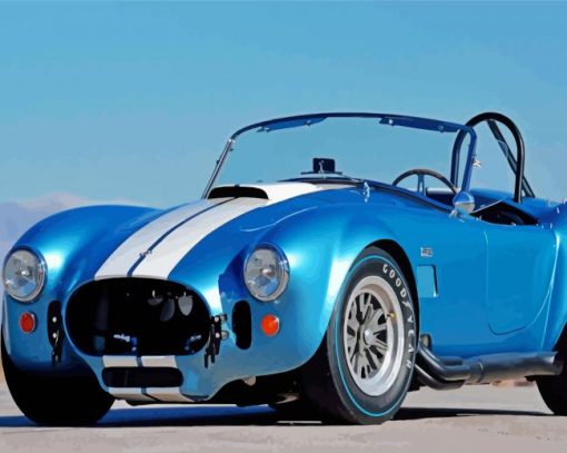 Ford Shelby Cobra Car paint by numbers