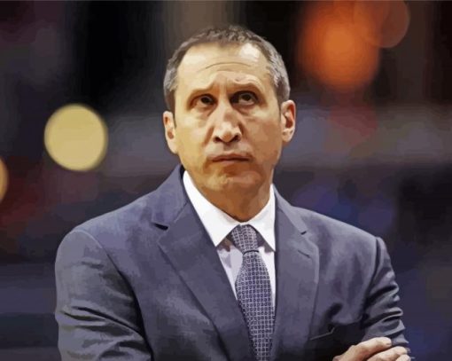 Former Basketballer David Blatt paint by number