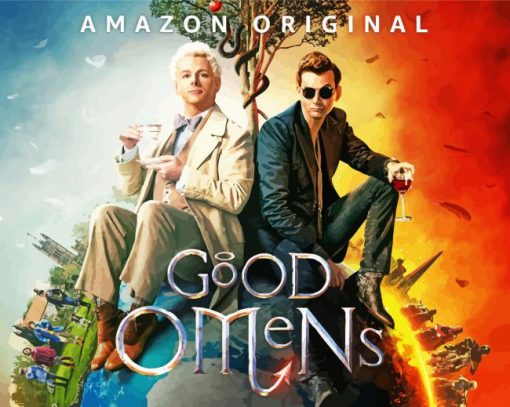 Good Omens Poster paint by number