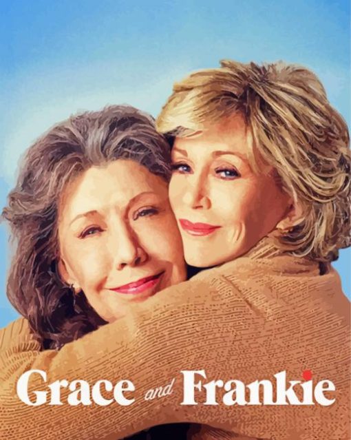 Grace And Frankie Comedy Serie paint by number