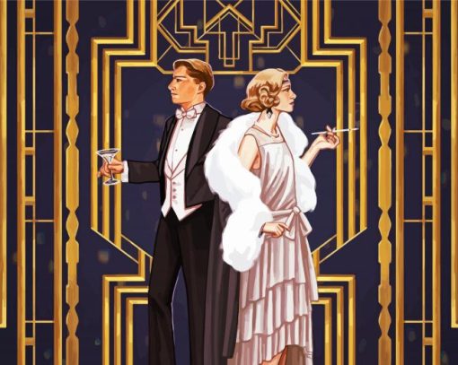 Great Gatsby paint by numbers