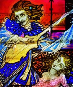 Harry Clarke Vintage Art paint by numbers