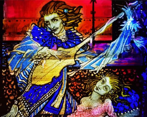 Harry Clarke Vintage Art paint by numbers