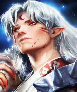 Inuyasha Sesshomaro paint by number