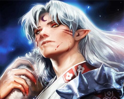 Inuyasha Sesshomaro paint by number