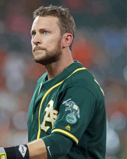 Jed Lowrie paint by numbers