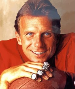 Joe Montana American Football Player paint by numbers