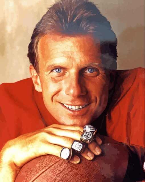 Joe Montana American Football Player paint by numbers