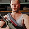 John McClane Video Game paint by number