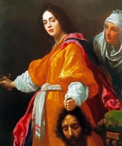 Judith With The Head Of Holofernes By Cristofano Allori paint by numbers